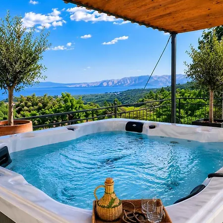 Nona Tamara With Astonishing Sea & Mountains View Villa
